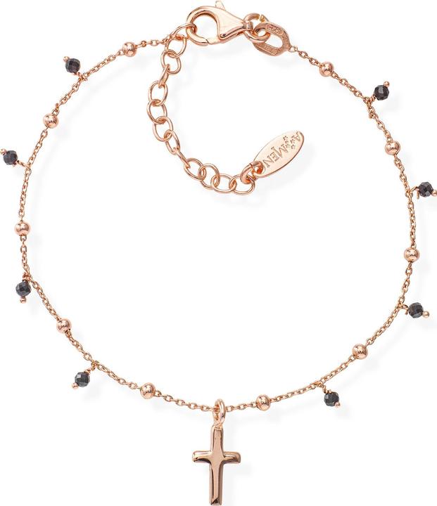Image du produit Amen Candy Charm Cross Bracelet (16 cm, Argent 925)