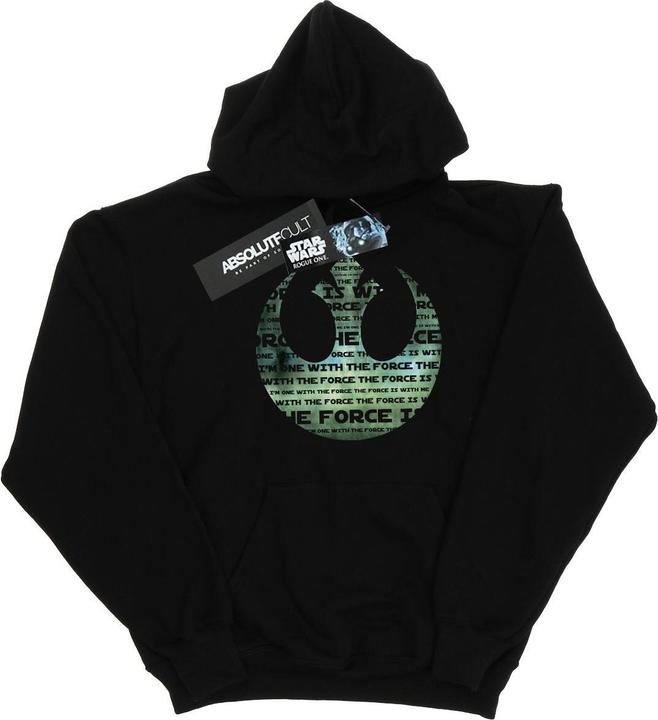 Produktbild Star Wars Rogue One I'm One With The Force Alliance Emblem Green Kapuzenpullover (XXL)