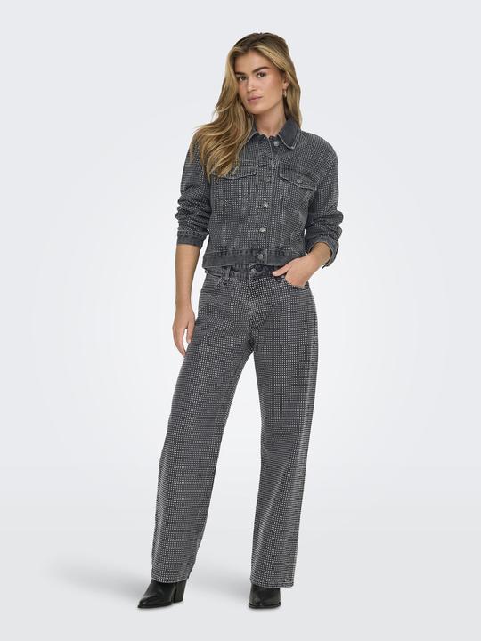 Produktbild Only ONLHUDSON Mittlere Taille Weiter Beinschnitt Jeans Jeans mit weitem Bein (W29/L34)