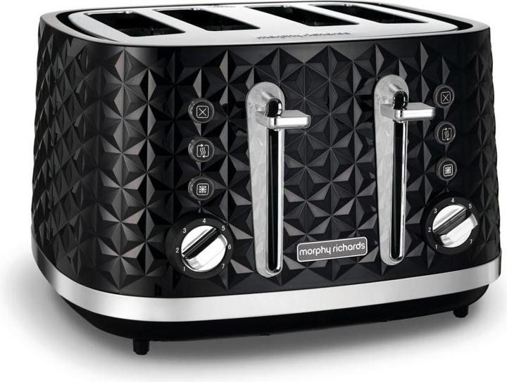Morphy Richards Toster na 4 kromki Vector czarny