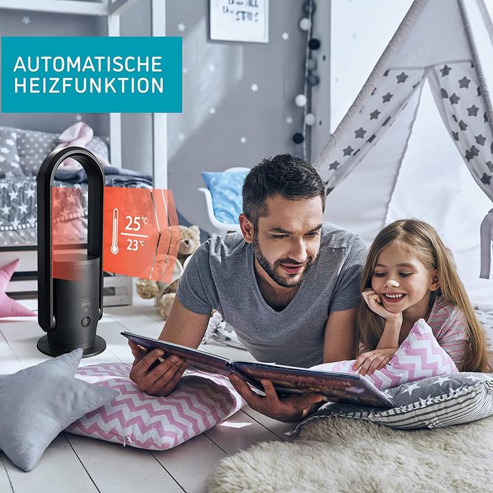 Immagine prodotto Djive Ventilatore, termoventilatore e purificatore d'aria, antracite (25 m²)