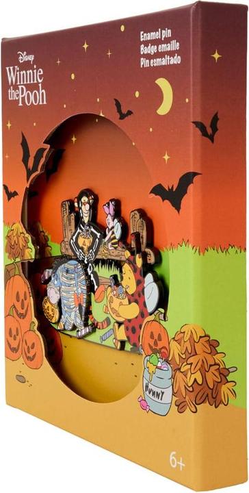 Produktbild Loungefly Disney by Enamel Ansteck-Pin Winnie the Pooh Trick R Treat Moving Limited Edition 8 cm