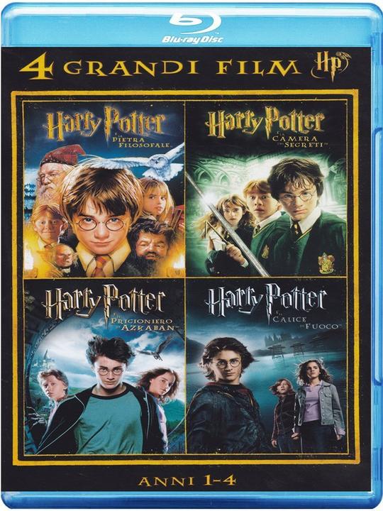 Immagine prodotto 4 Grandi Film: Harry Potter. Anni 1-4 (4 BD) (Blu-ray, 2013, Multilingue)