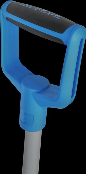 Actual product image SW-Stahl 98100L Folding snow shovel I space-saving I stable I 138cm long Aluminium snow shovel