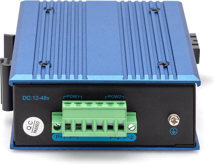 Image du produit Digitus 10/100/1000 Base-TX to 1000 Base-FX Industrial Media Converter (2 Ports)