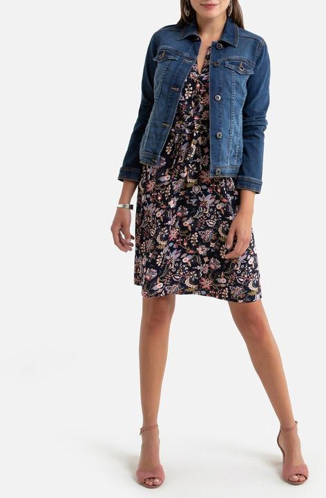 Actual product image Anne Weyburn Stretch denim denim jacket (52)