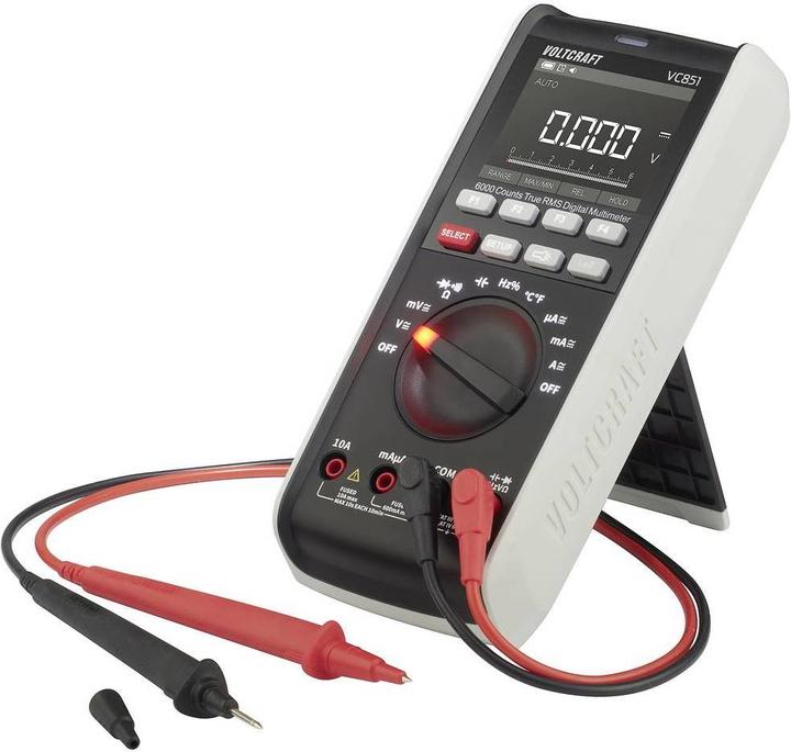 Immagine prodotto Voltcraft VC-13110165 Multimetro portatile calibrato (ISO) digitale CAT III 1000 V, CAT IV 600 V (CAT IV 600V, CAT III 1000V)