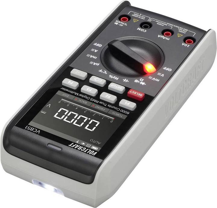Immagine prodotto Voltcraft VC-13110165 Multimetro portatile calibrato (ISO) digitale CAT III 1000 V, CAT IV 600 V (CAT IV 600V, CAT III 1000V)
