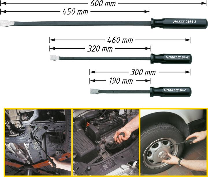 Actual product image HAZET Pry bar set 2164/3 ∙ Number of tools: 3