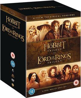 Produktbild Warner Bros Hobbit Trilogy/The Lord Of The Rings Trilogy (DVD)