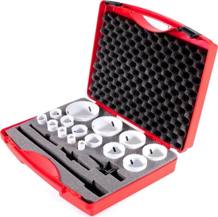 Image du produit Ruko Jeu de scies cloches (16 mm, 19 mm, 21 mm, 24 mm, 25 mm, 29 mm, 32 mm, 37 mm, 40 mm, 48 mm, 51 mm, 54 mm, 60 mm, 73 mm, 83 mm)
