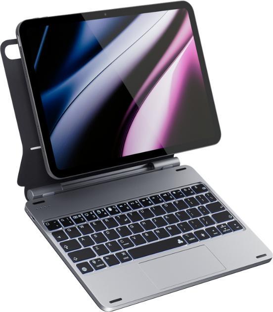 Epico Aluminium Keyboard Case iPad Pro 11"/Air 10.9"/Air 11" M2 (DE)