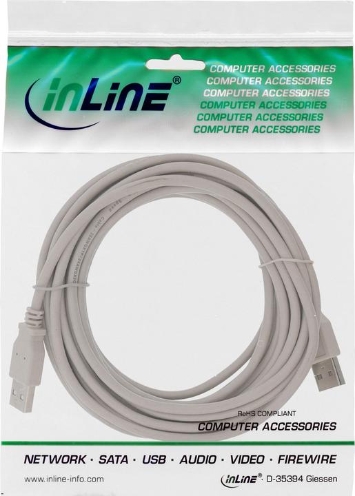Actual product image InLine USB 2.0 cable (0.50 m, USB 2.0)
