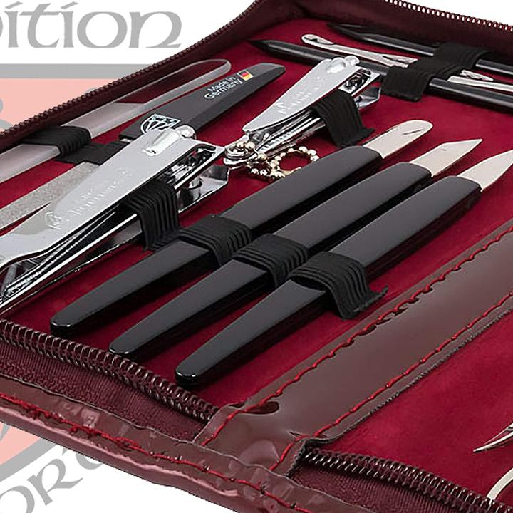 Actual product image Kellermann Nail care set Cinisello 16 pcs., wine red/lacquer