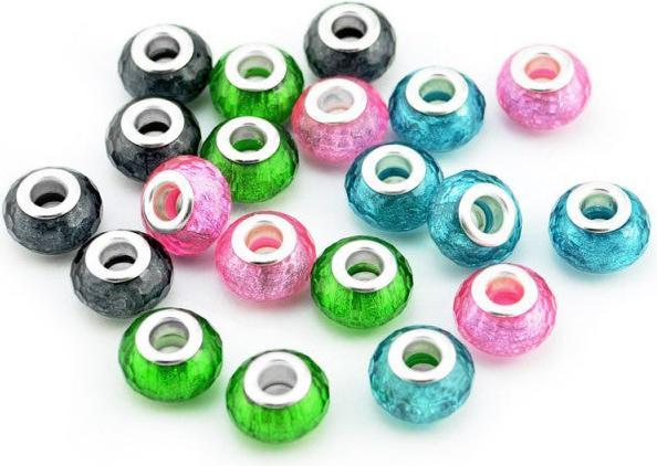 Immagine prodotto Hermex Perlina placcata argento 925 - argento antracite (Argento 925)