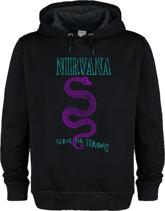 Actual product image Amplified Unisex Adult Serve The Serpents Nirvana Hoodie (S)