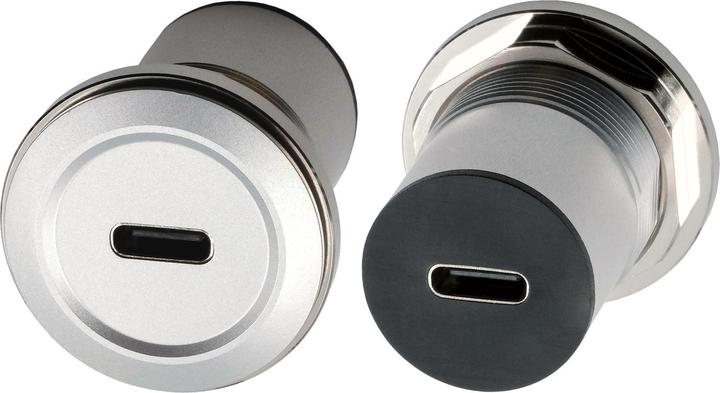 Produktbild Exsys Einbau-Adapter USB-C BU-BU (USB Typ-C, 2.23 cm)