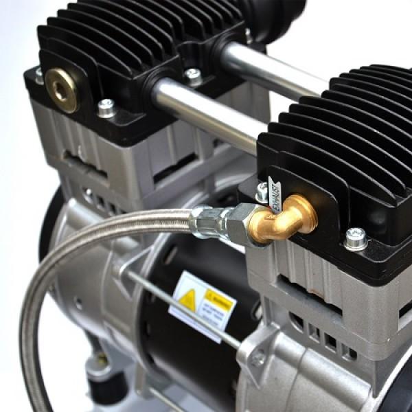 Produktbild Implotex - Flüsterkompressor 1500W, 60dB, leise, ölfrei - Kompressor inkl. Ausblaspistole und Druckl (8 Bar, 45 l)