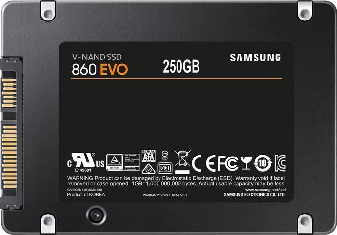 Image du produit Samsung 860 EVO Basic (250 Go, 2.5")