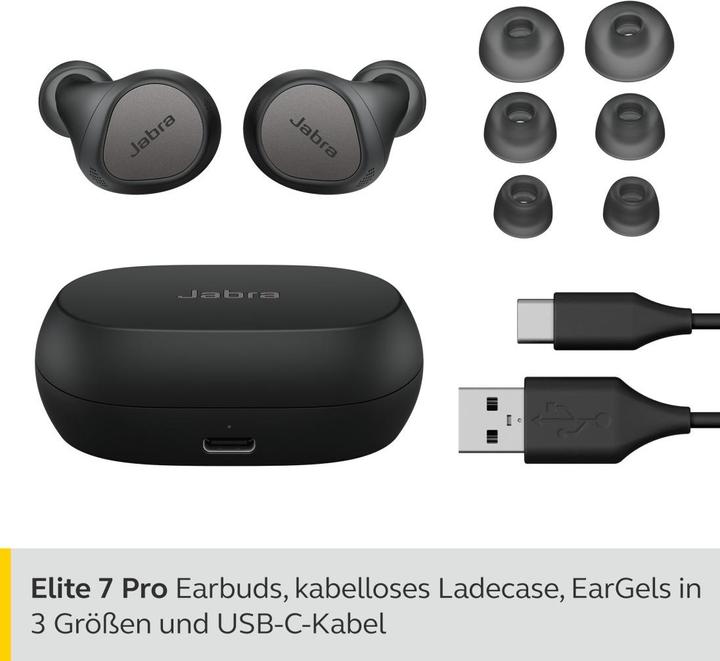 Produktbild Jabra Elite 7 Pro (ANC, 8 h, Kabelgebunden)