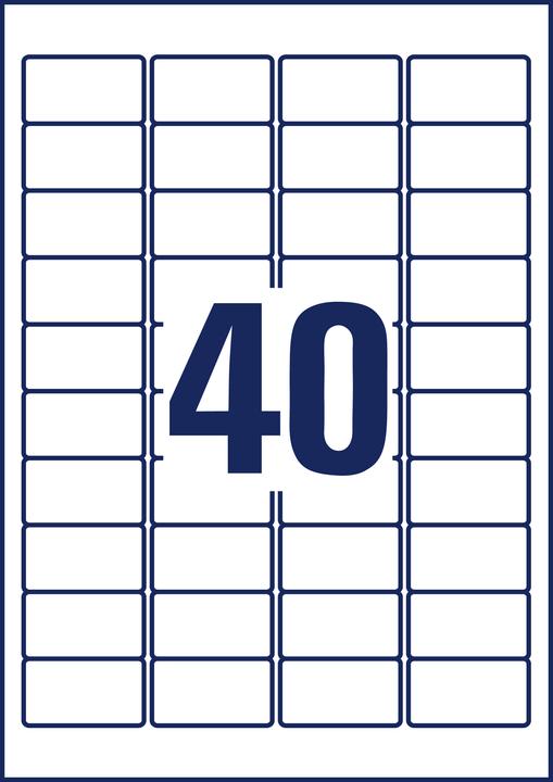 Actual product image Avery Transparent labels