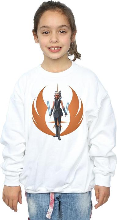 Image du produit Star Wars - Sweat CLONE WARS AHSOKA REBEL POSE - Fille (152, 158)