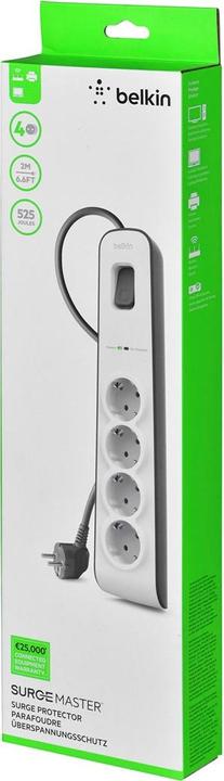 Produktbild Belkin Surgemaster (4 x, CEE 7/3, 2 m)