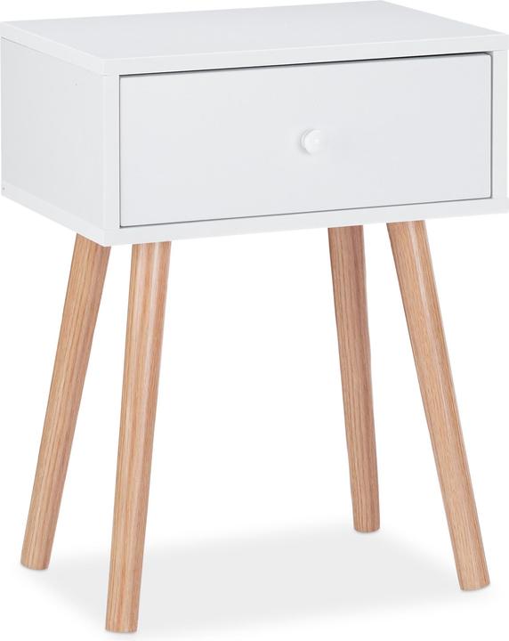 Immagine prodotto Relaxdays Comodino scandinavo (42 x 30 x 55 cm)