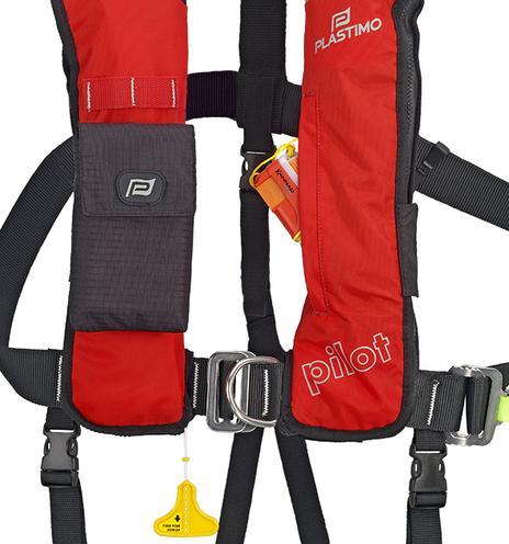 Plastimo Pilot290 car lifejacket with safety harness