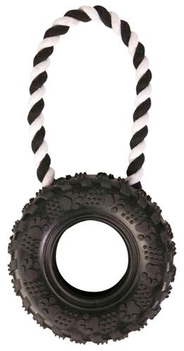 Image du produit Trixie Pneu sur corde D=15cm (Jouet d'occupation chien)