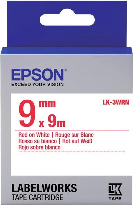 Produktbild Epson Etikettenkassette Lk-3wrn (0.90 cm, Rot)