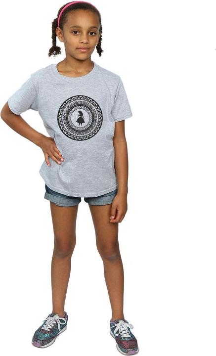 Produktbild Disney Mädchen Alice im Wunderland Kreis TShirt aus Baumwolle (140, 146)