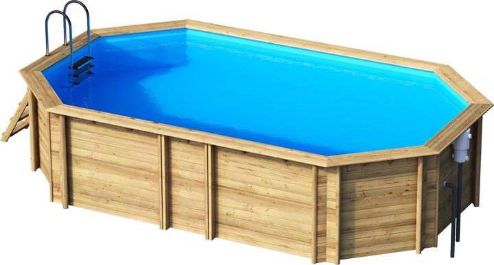 Actual product image Procopi Holzpool WEVA +640 HT: 146 - MIT Stapler- oder Kranablad