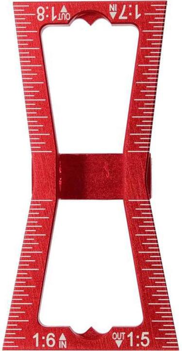 Immagine prodotto Yato Sagoma professionale per incastri a coda di rondine Ausilio per la marcatura 64 x 23 x 18 mm