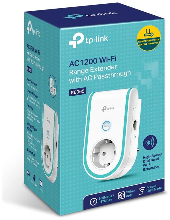 Actual product image TP-Link AC1200 WI-FI Range Extender (867 Mbit/s, 300 Mbit/s)