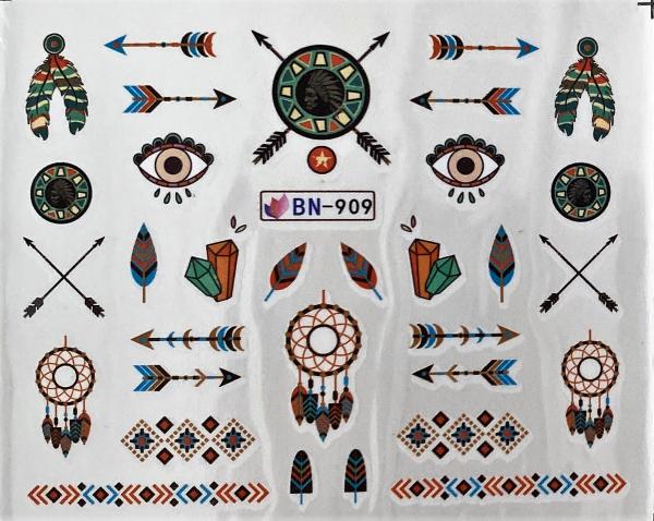 Produktbild Nagellack24 Nail Art Sticker Wassertransfer 909