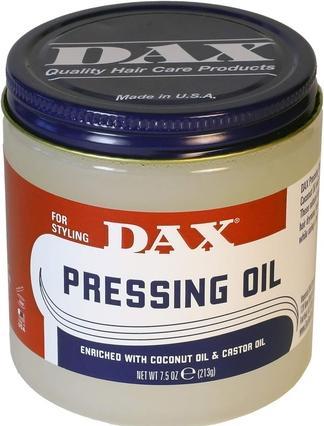 Actual product image DAX Pressing Oil 7.5oz Jar (Hair pomade, 213 ml)