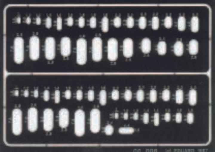 Actual product image Eduard Oval engraving template