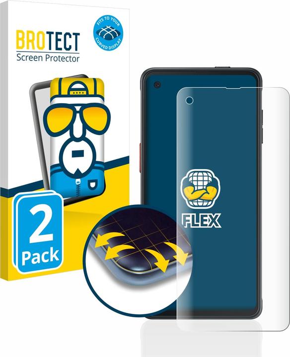 Image du produit BROTECT Full-Cover Protection (2 pièce(s), Samsung Galaxy Xcover Pro)