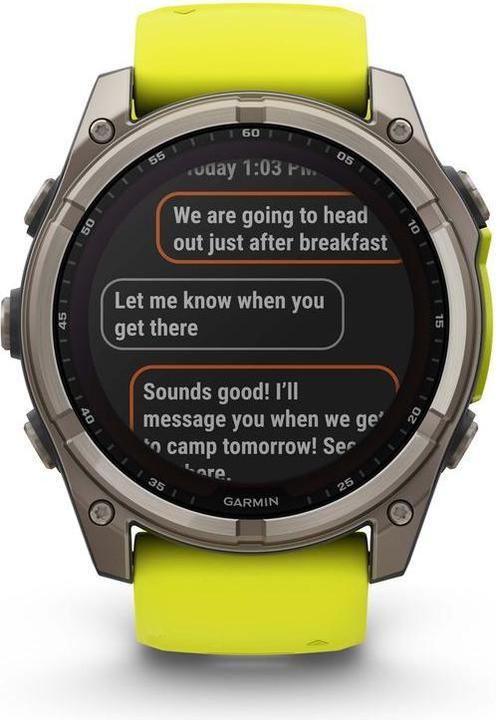 Produktbild Garmin Fenix 8 Solar Sapphire Titan (51 mm)