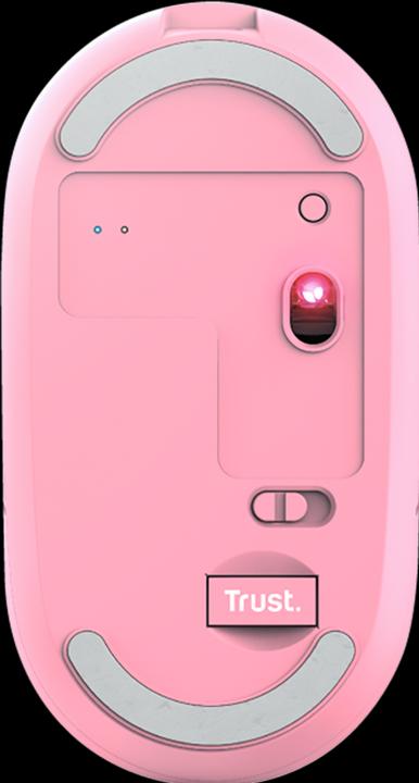 Actual product image Trust Mouse Puck Rechargeable Pink (Wireless)