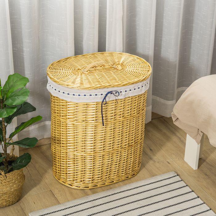 Actual product image Swisshandel24 Laundry basket with lid (100 l)