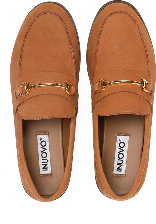 Image du produit Inuovo Cette mule en cuir confortable et confortable de Soft Touch Padded Insole complète avec brio le (40)