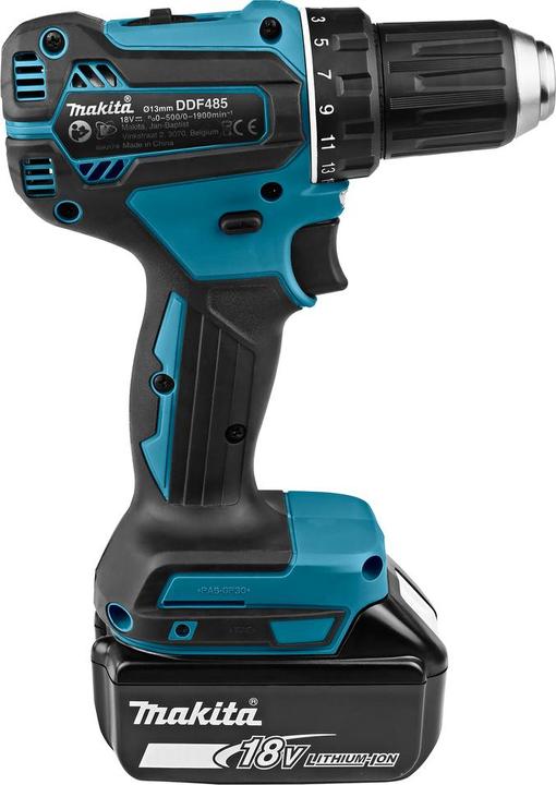 Actual product image Makita DDF485RTJ3 (Rechargeable battery operated)