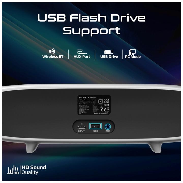 Produktbild ProMate Delta-X Wireless Soundbar (20 W, Stereo)