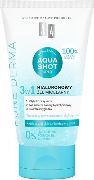 Oceanic Aa Pure Derma Hyaluronic Micellar Gel 3In1 150Ml (Gel, 150 ml)