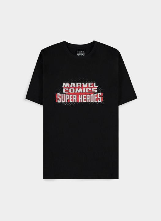 Image du produit Difuzed Marvel Comics - T-shirt à manches courtes Retro Logo pour homme - L (L)