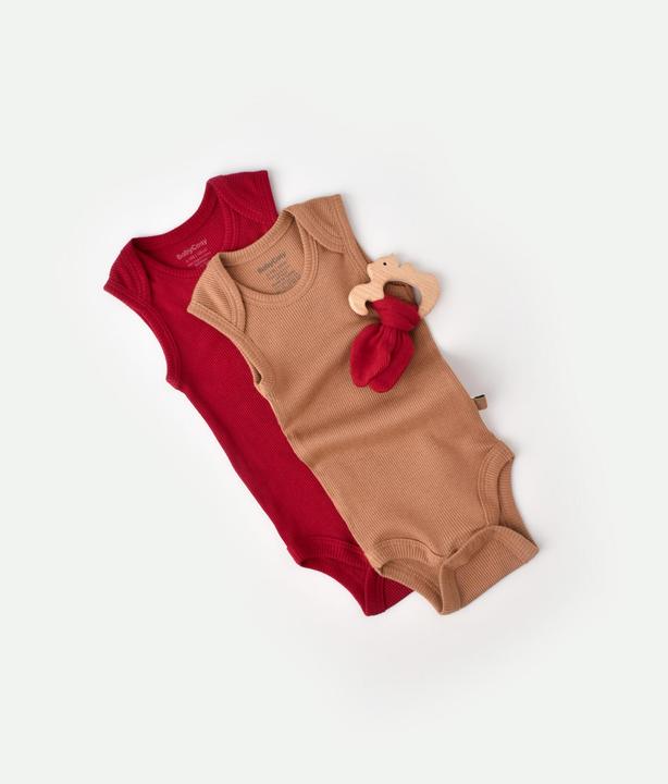 BabyCosy Body. ärmellos. 2 Pack