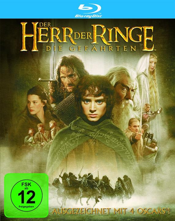 Image du produit Le Seigneur des Anneaux : Les Compagnons (Blu-ray, 2001, Anglais, Allemand)