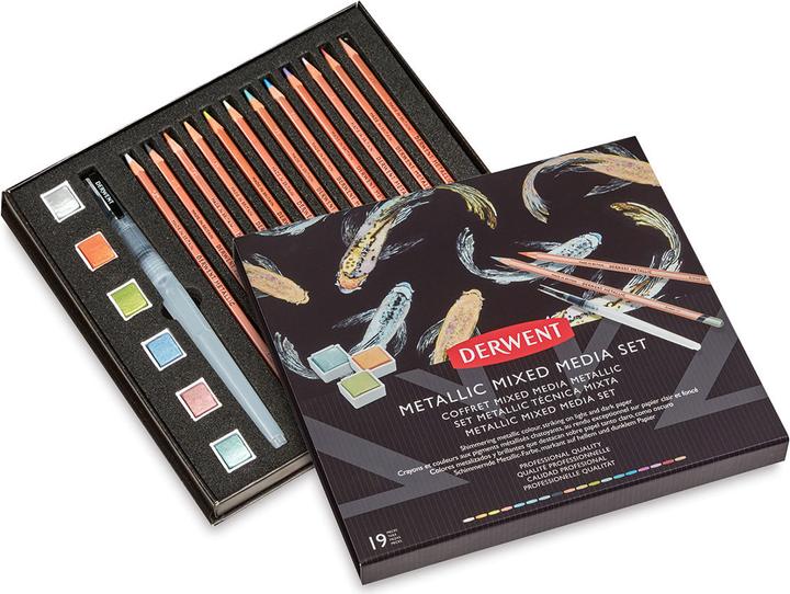 Immagine prodotto Derwent Set di supporti misti metallici